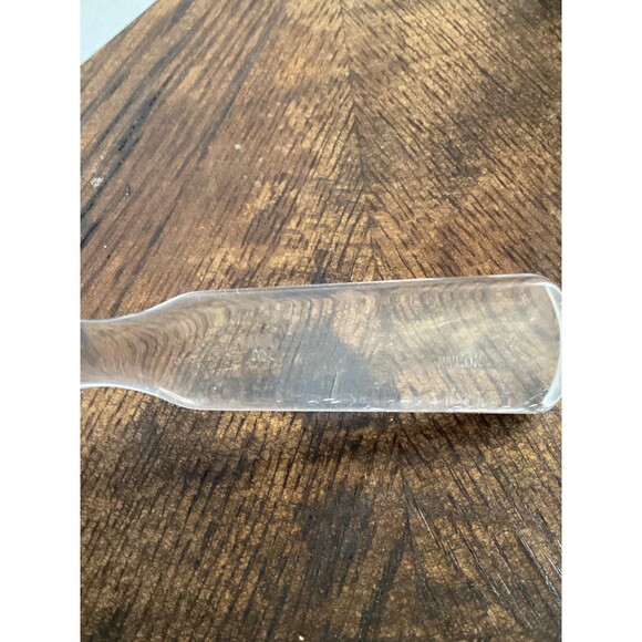 VTG Fuller Brush Clear Lucite Hair Brush USA Made & Brown Bakelite? Mens brush - Picture 4 of 5